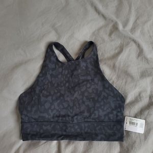 Lululemon Energy Bra High Neck Long Line Size 8